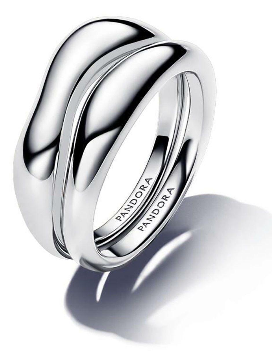 Anillo redondo Essence P 925 de plata pulido 2