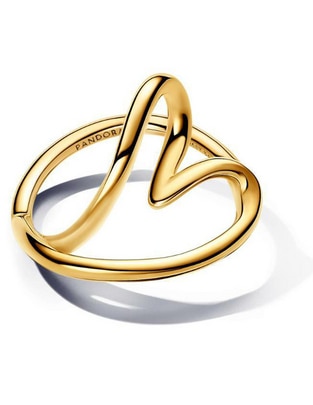 Anillo redondo Essence de plata P 925 baño de oro Anillo redondo Essence de plata P 925 baño de oro