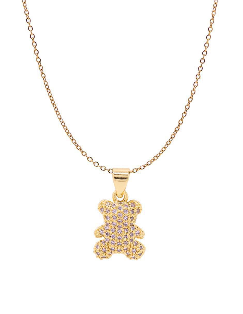 Collar con dije de oso