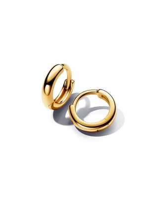 Aretes de aro de plata P 925