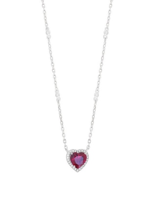 Collar de corazón de plata P 925 Collar de corazón de plata P 925