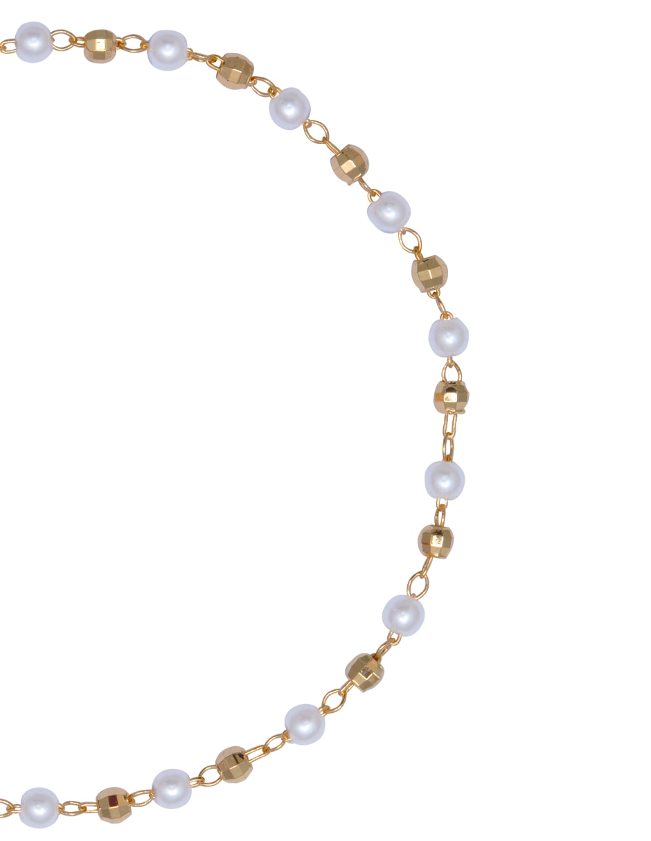 Pulsera con perla acabado brillante 2