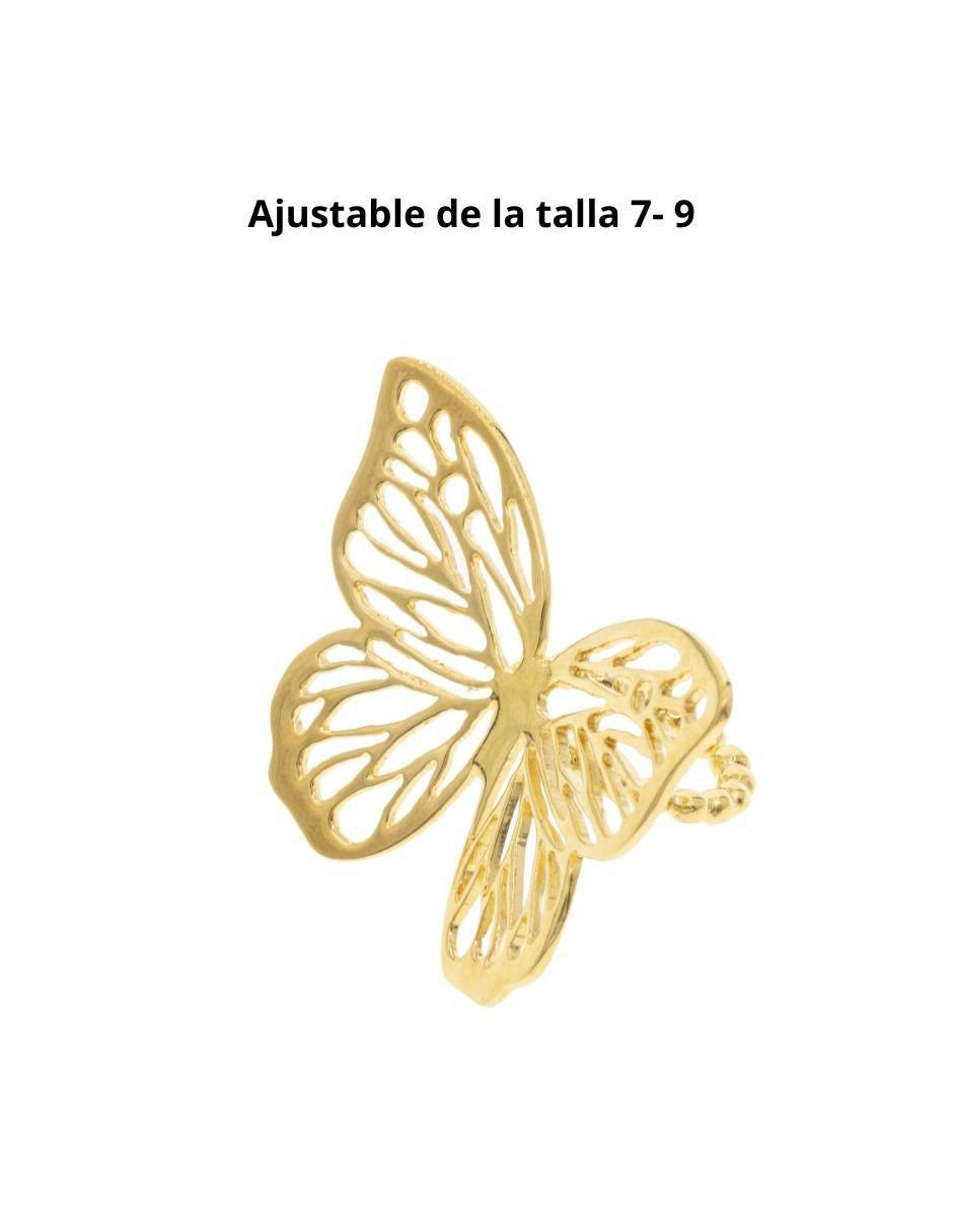 Anillo con gema Mariposa brillante
