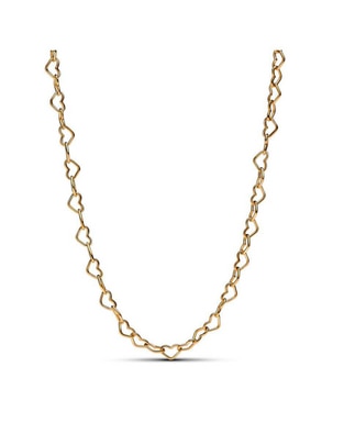 Collar circular Moments de plata con acabado baño de oro P 925