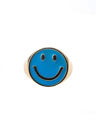 Anillo Smiley brillante