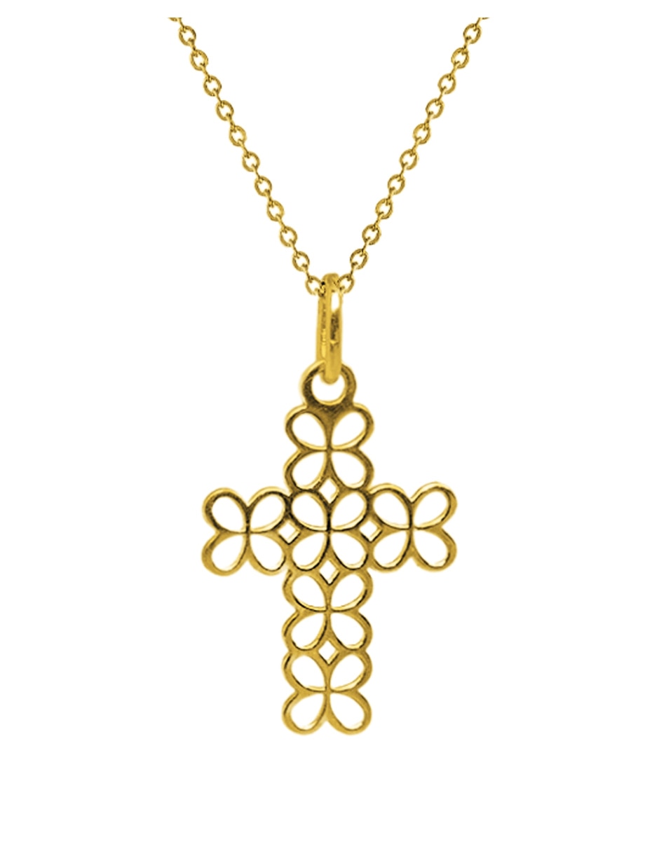 Colgante y dije de cruz de plata P 925 3