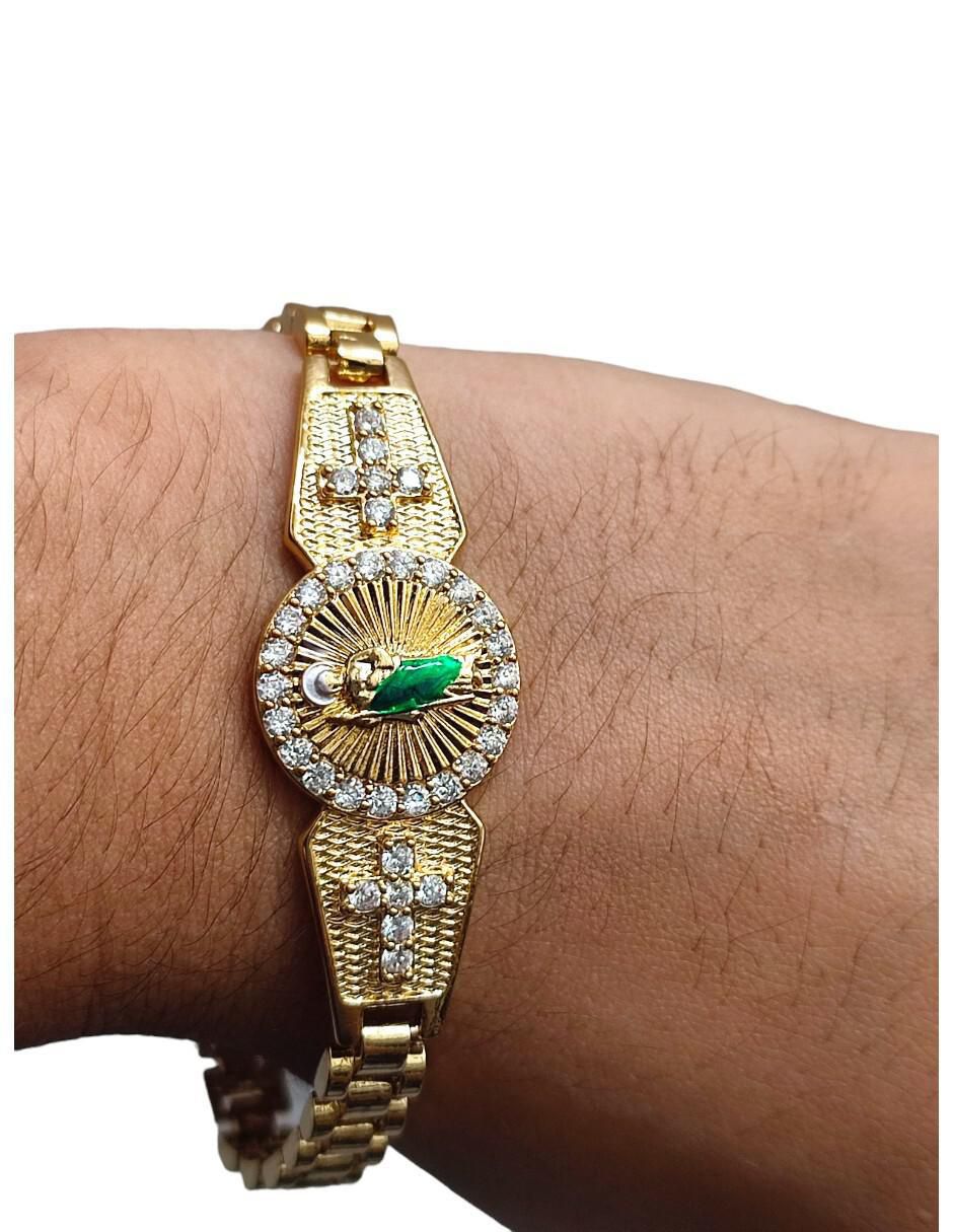 Brazalete acabado baño de oro 18 K 3