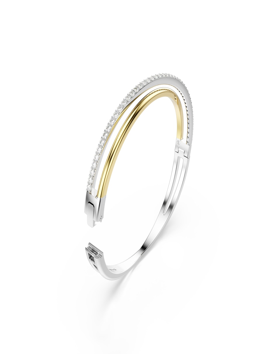 Brazalete con zirconia Hyperbola con acabado brillante 2