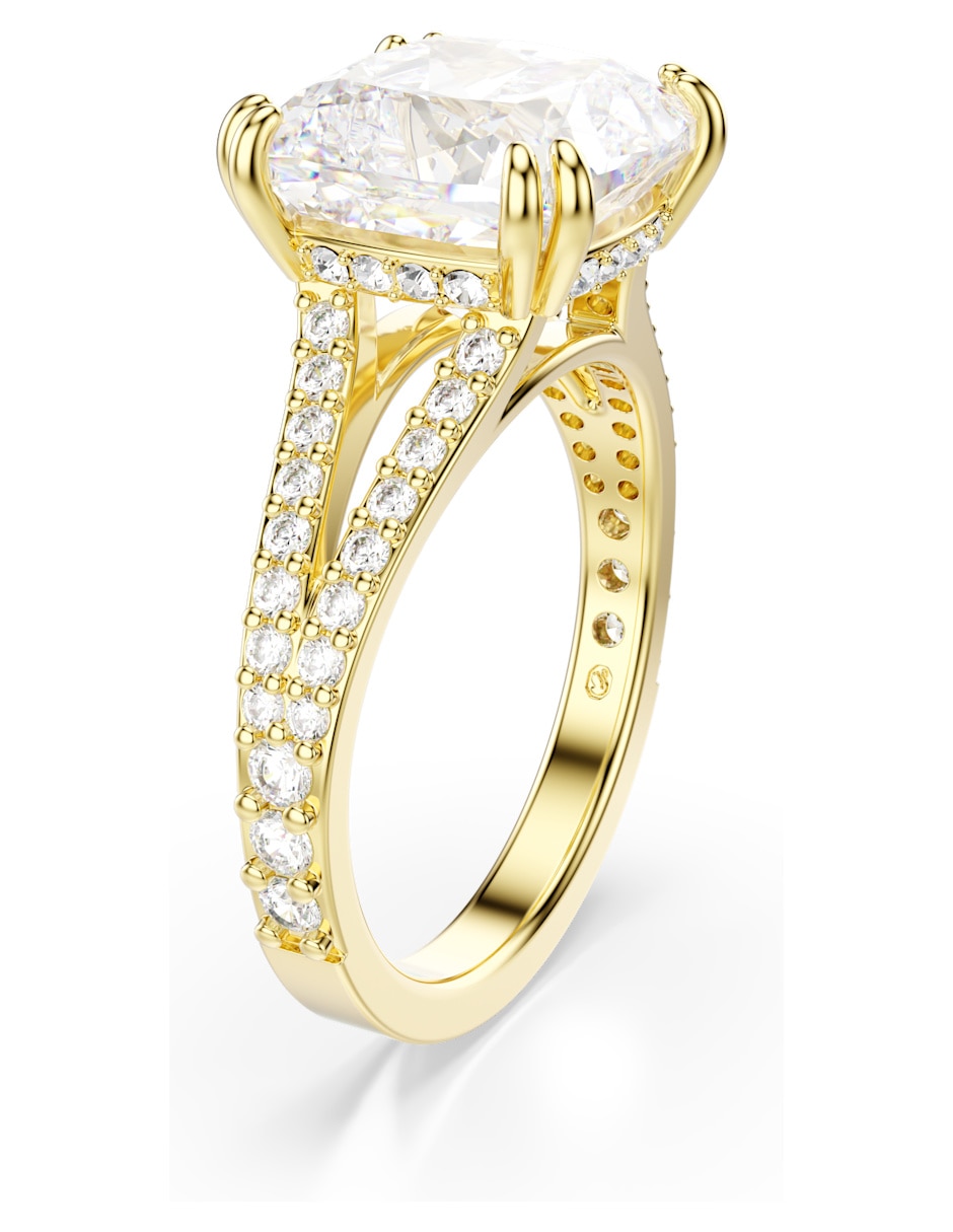 Anillo cuadrado acabado brillante 3