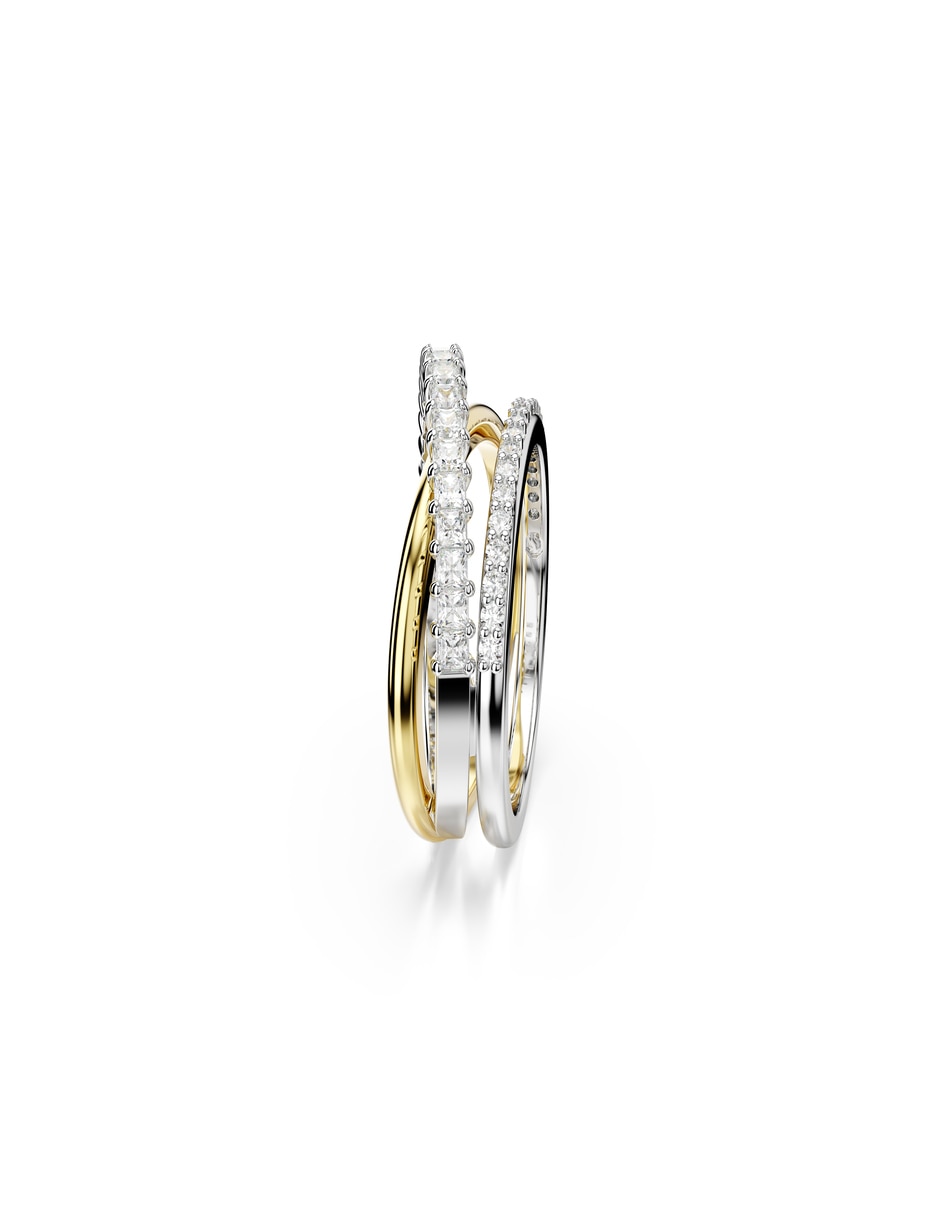 Anillo multi gemas Hyperbola pavé