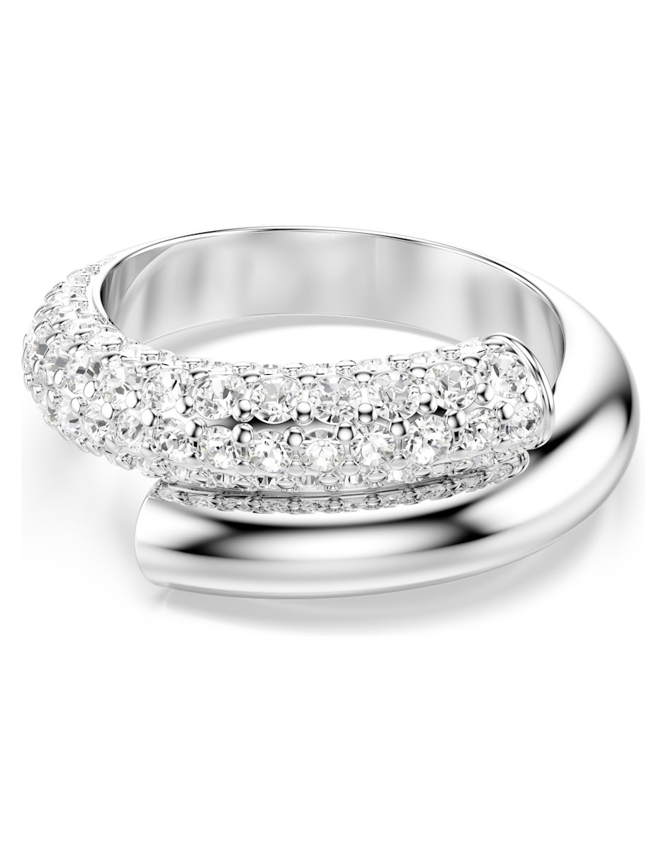 Anillo de (si aplica) Irregular Dextera No aplica Sin kilataje de Rodio Swarovski Baño de rodio