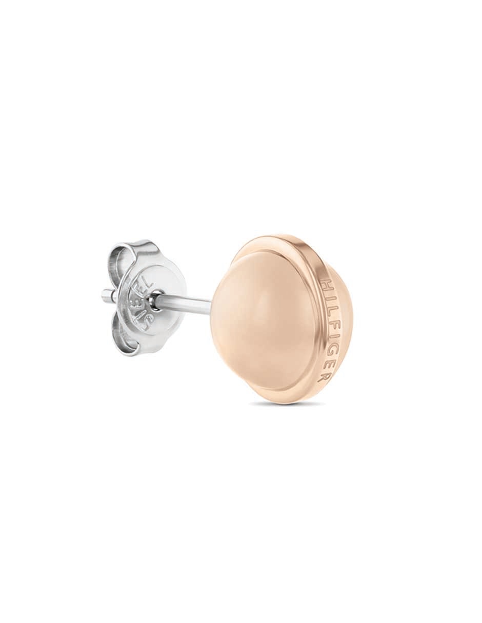 Aretes circulares Metallic Orbs con acabado brillante 3