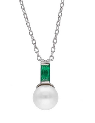 Collar de esfera Selene de plata P 925