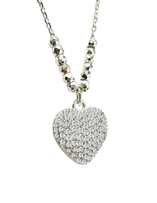 Collar corazón de plata P 925 1