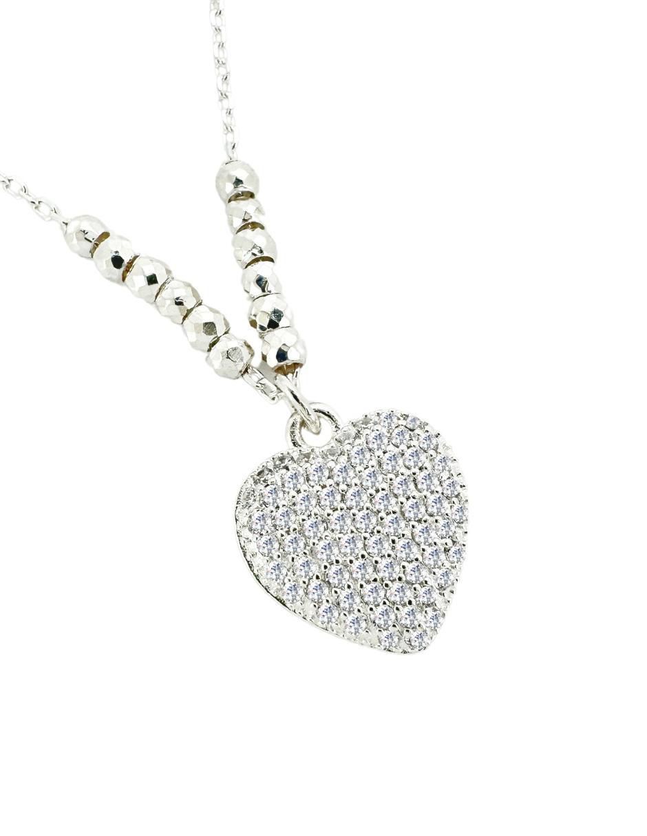 Collar corazón de plata P 925 3