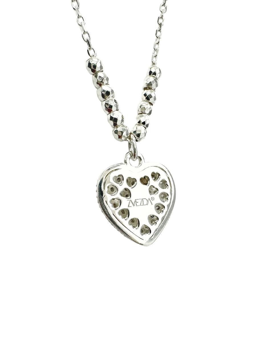Collar corazón de plata P 925 4