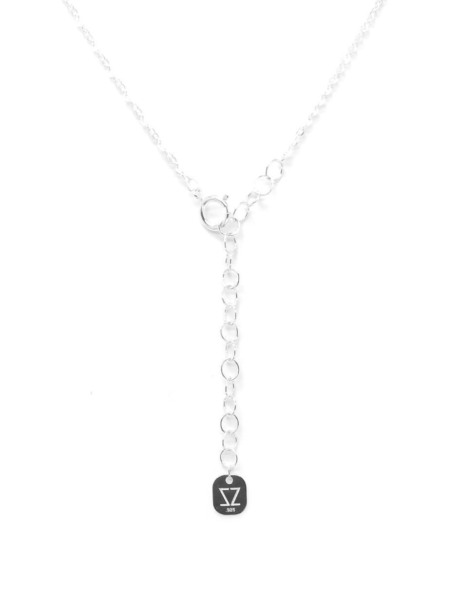 Aretes y collar de cuadrada Cushion de plata P 925 cristal 11
