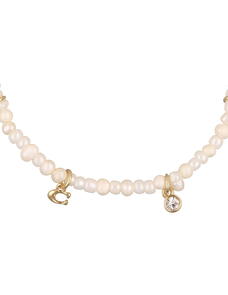 Pulsera con cristal Horse & Carriage With Pearls acabado liso 2
