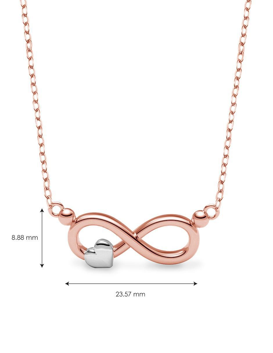 Collar con dije infinito de oro 10 K 4