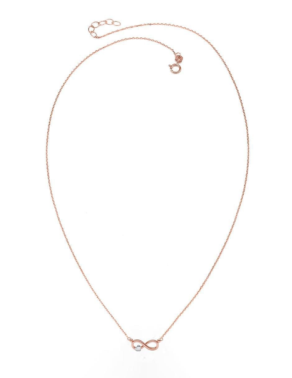 Collar con dije infinito de oro 10 K 2