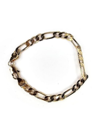Pulsera de oro laminado Cart acabado liso Pulsera de oro laminado Cart acabado liso