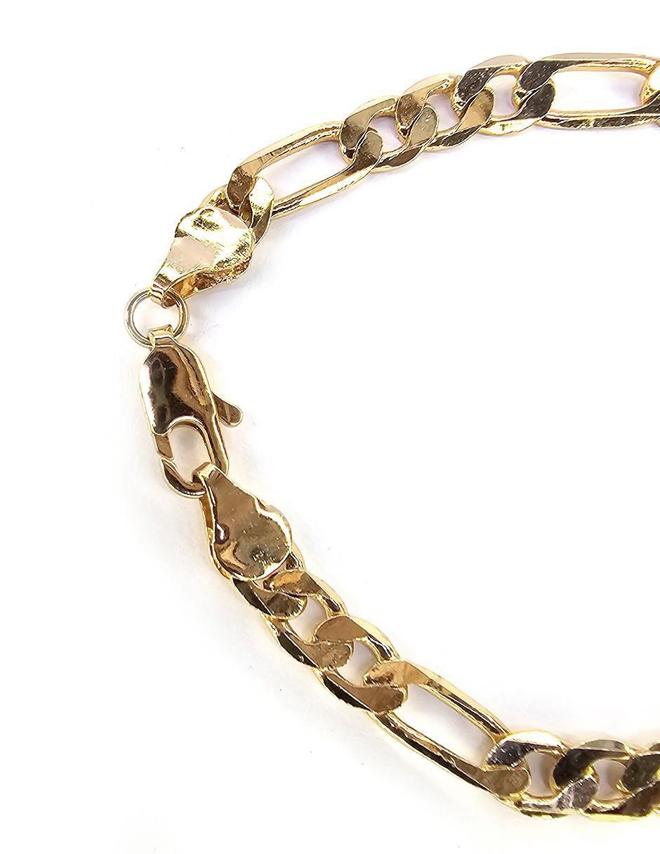 Pulsera de oro laminado Cart acabado liso 3