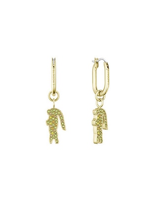 Aretes de aro con acabado brillante 1