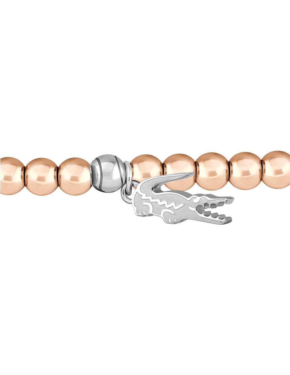 Brazalete Lacoste Orbe con acabado brillante