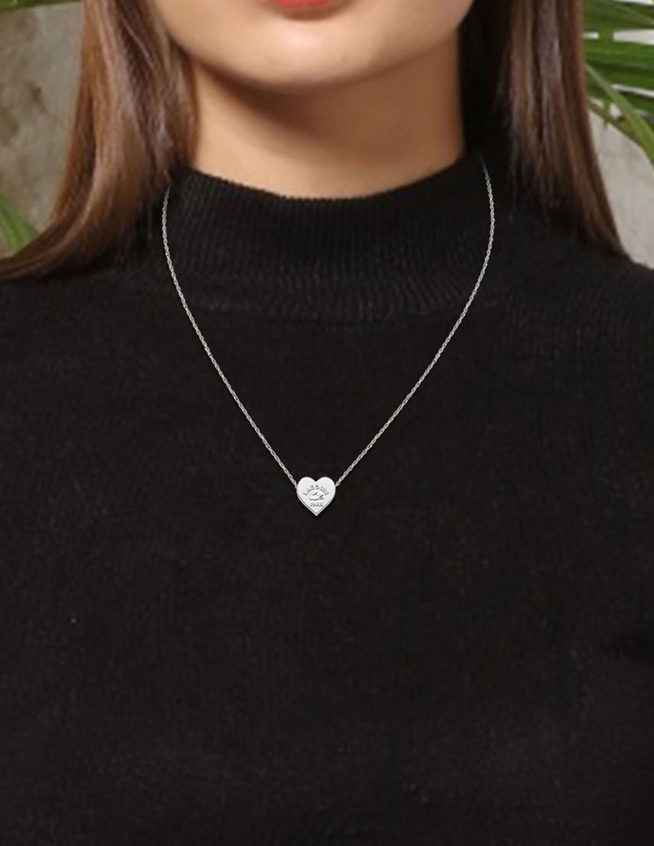 Collar de corazón Love 5