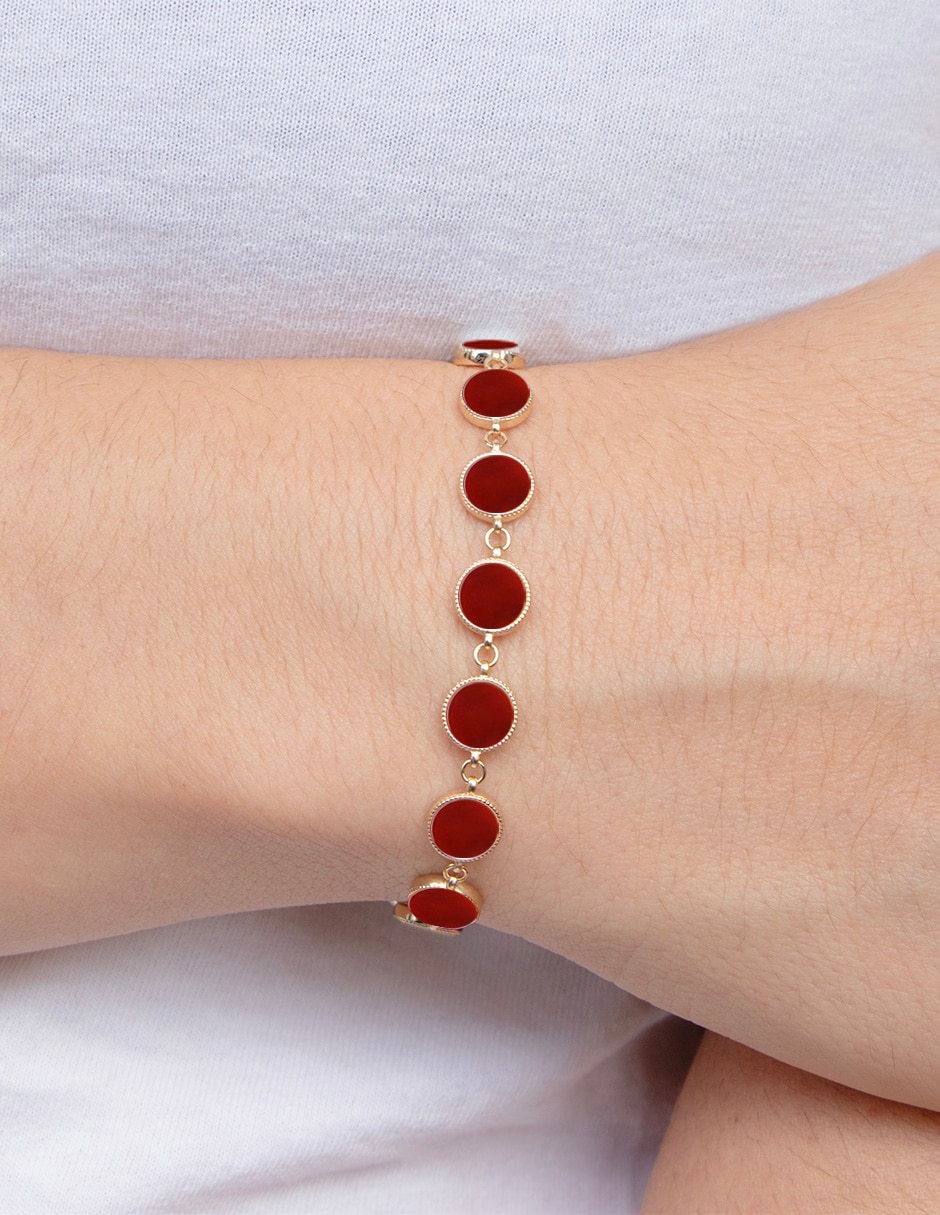 Pulsera emanuel ungaro con ágata Pulsera emanuel ungaro con ágata