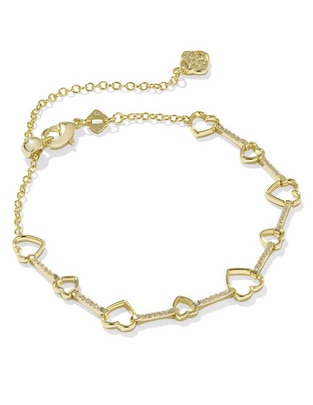 Pulsera Kendra Scott con zirconia Haisley con acabado liso