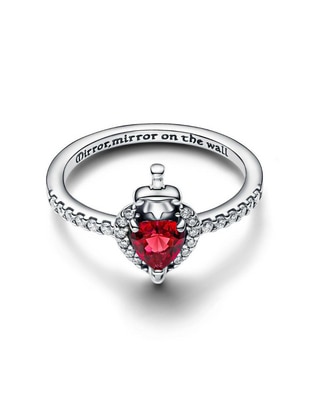 Anillo de corazón Disney x Disney de plata cristal brillante Anillo de corazón Disney x Disney de plata cristal brillante