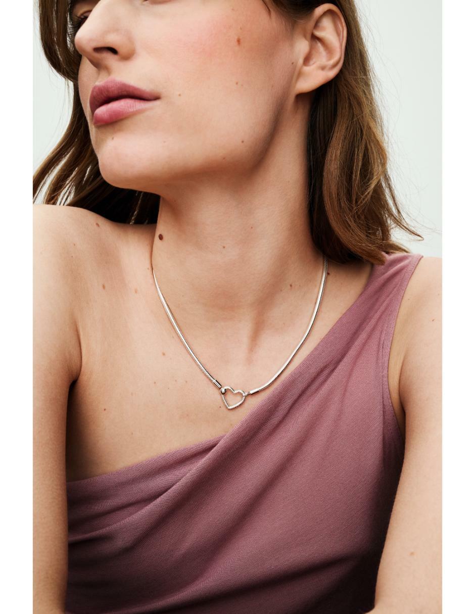 Collar corazón de plata P 925 3