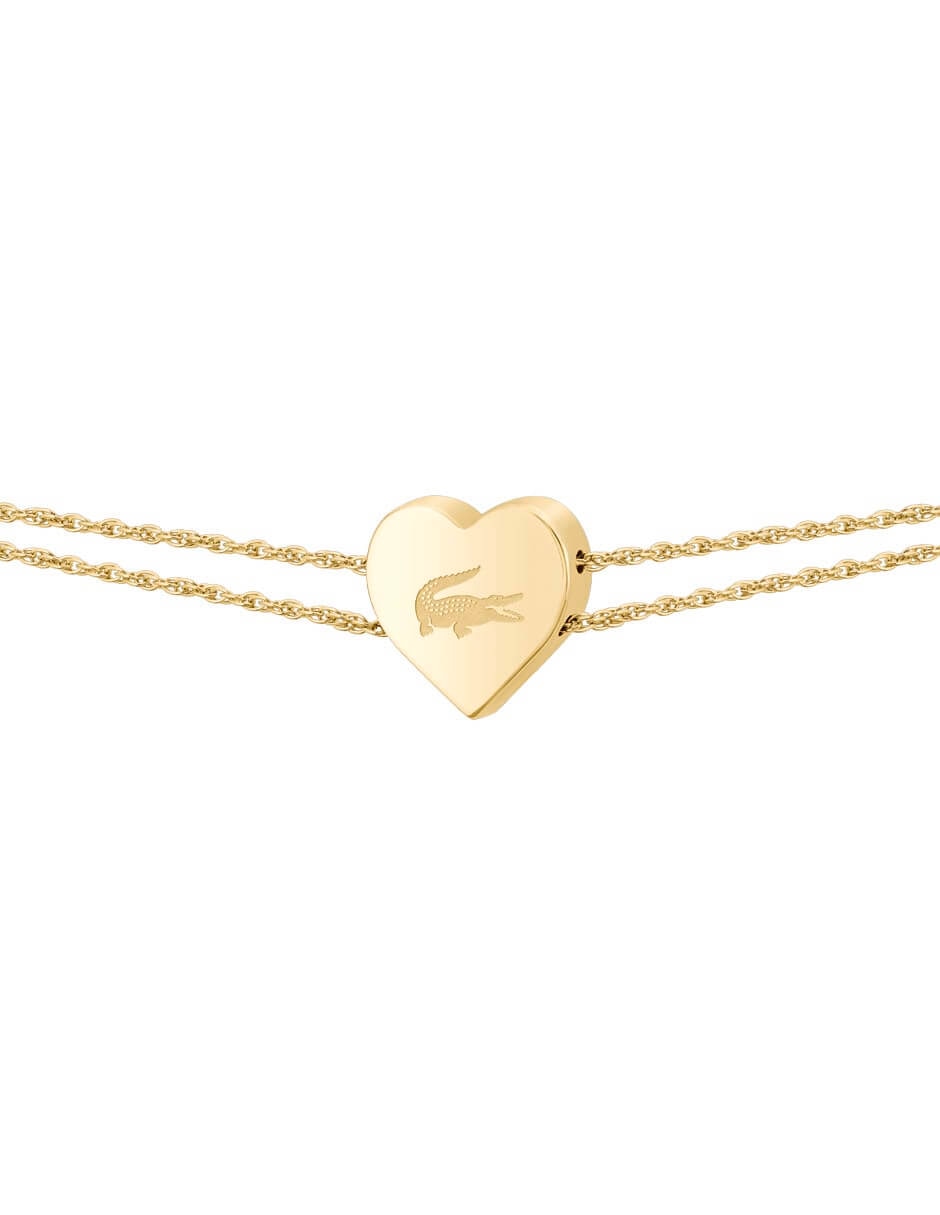 Brazalete Love My Croc con acabado brillante