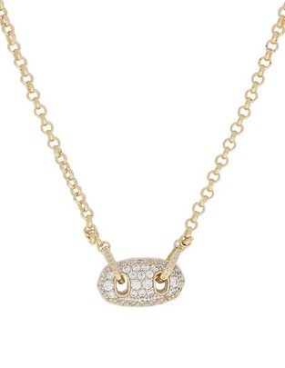 Collar Kendra Scott Bailey de baño de oro