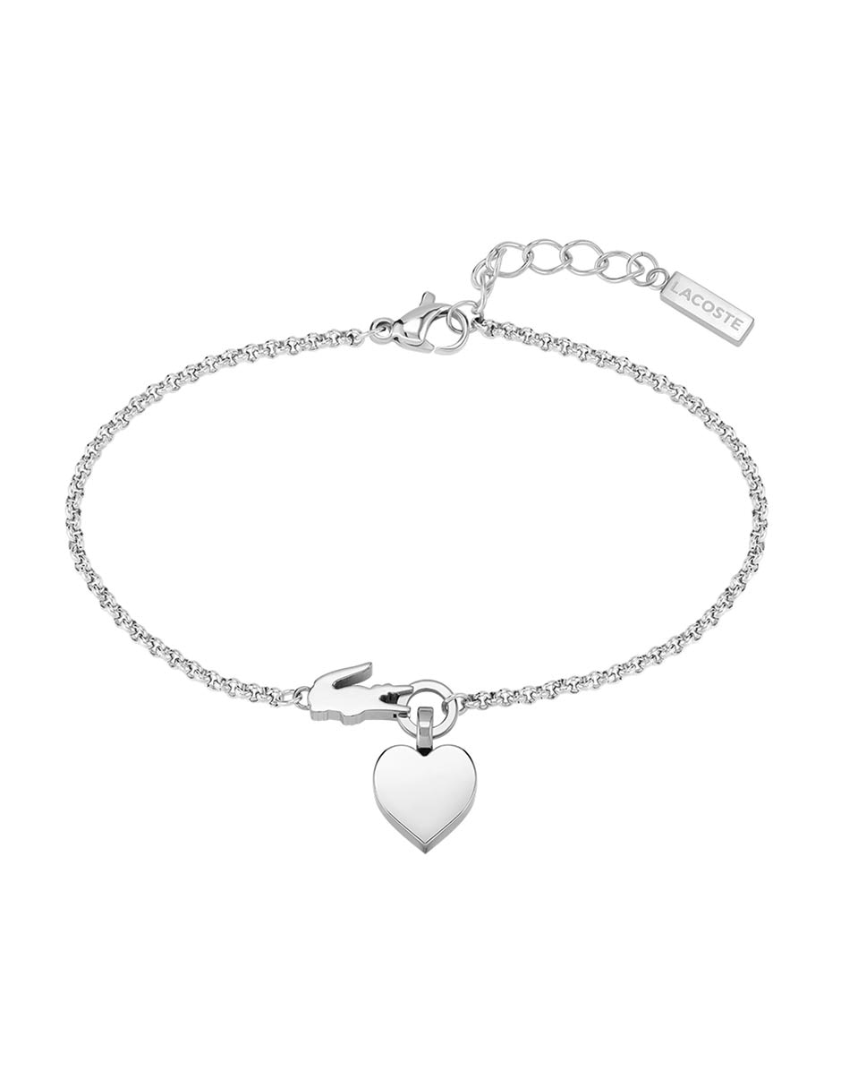 Brazalete Love My Croc acabado pulido