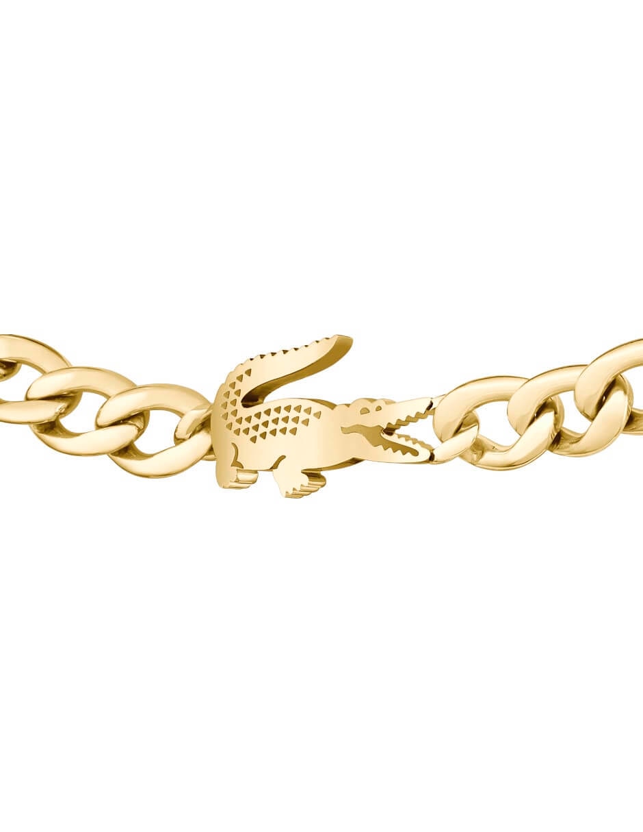 Brazalete Crocodile con acabado pulido