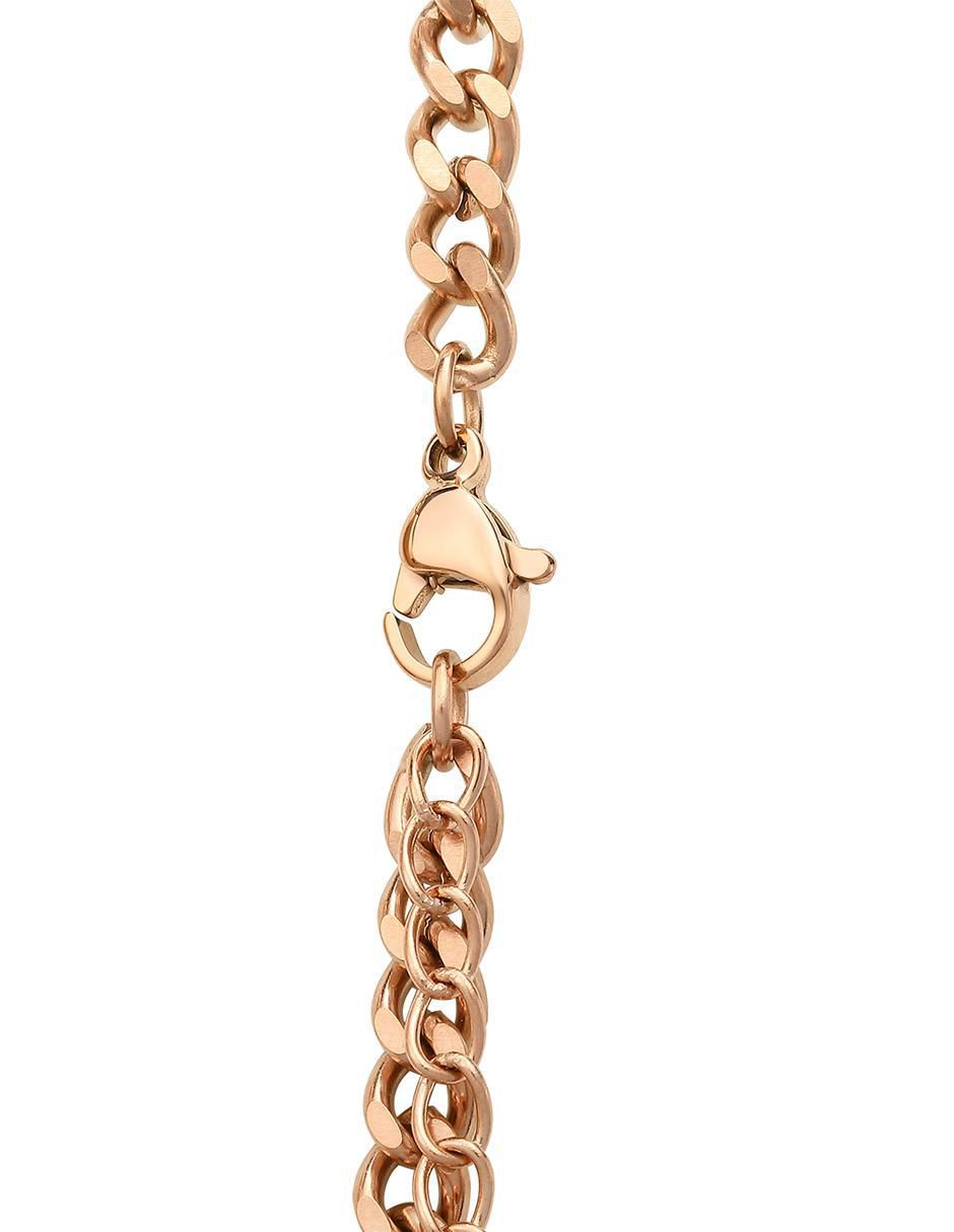 Pulsera Bracelet Rosegold acabado brillante 3