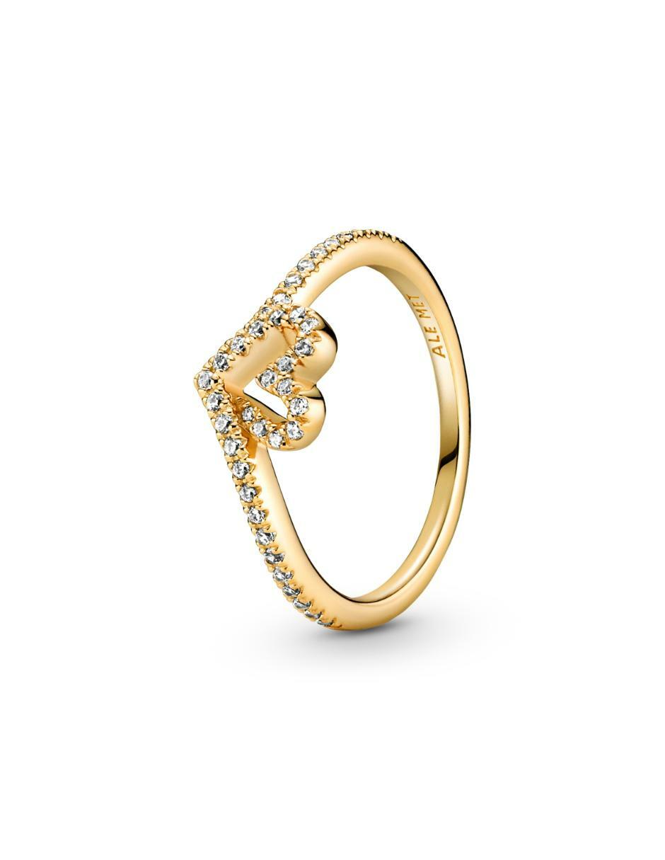 Anillo de corazón Timeless de plata zirconia cúbica brillante Anillo de corazón Timeless de plata zirconia cúbica brillante