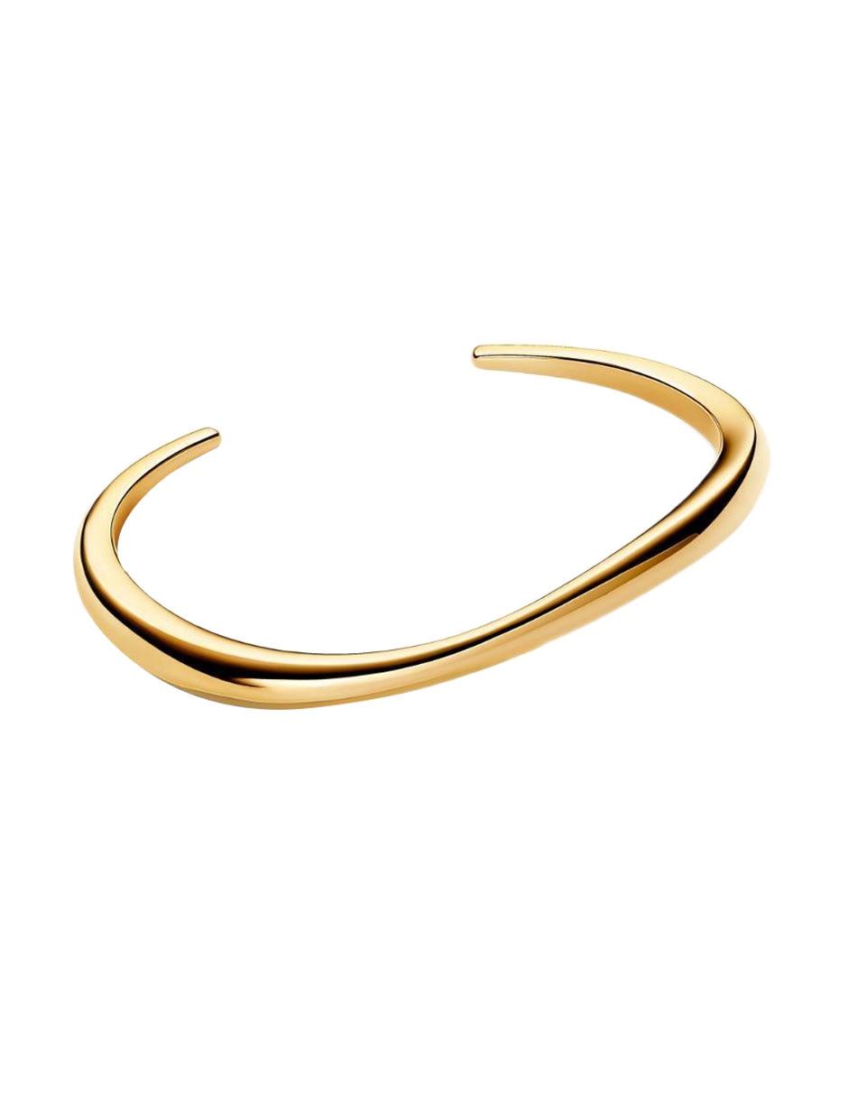 Brazalete de plata P 925 Essence con acabado liso 2