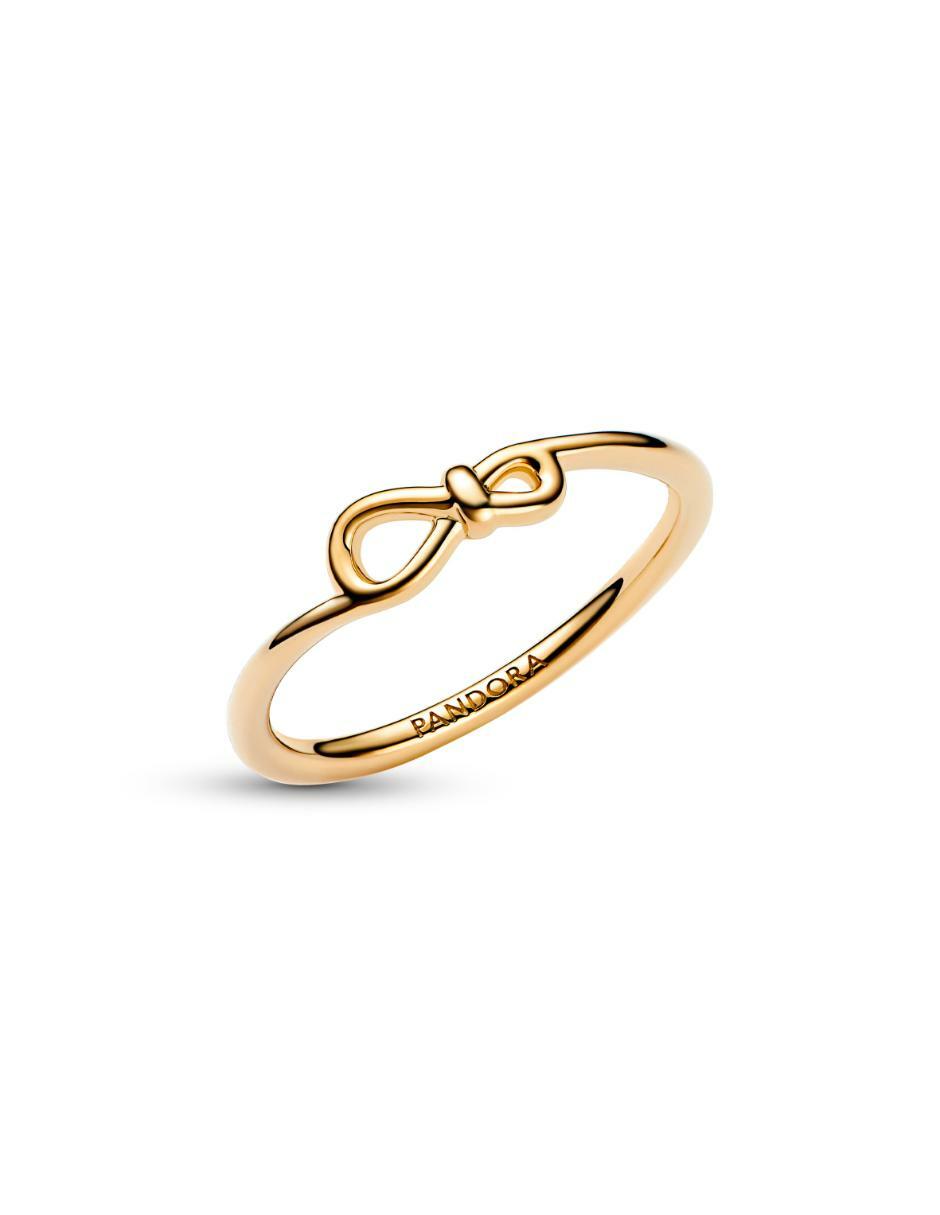 Anillo de infinito Moments de plata P 925 con acabado baño de oro