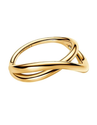 Anillo Essence de plata P 925 con acabado baño de oro