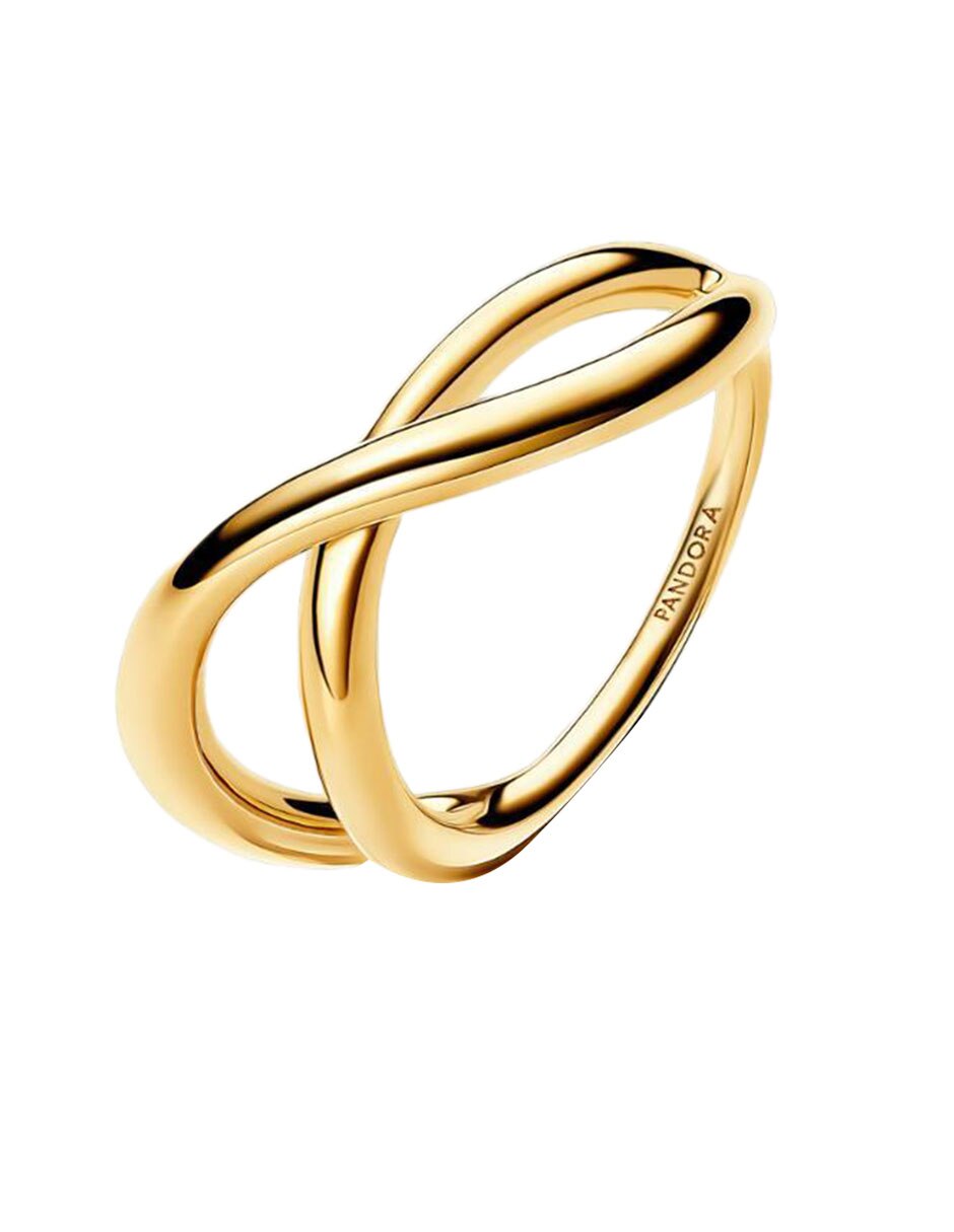 Anillo Essence de plata P 925 con acabado baño de oro 2
