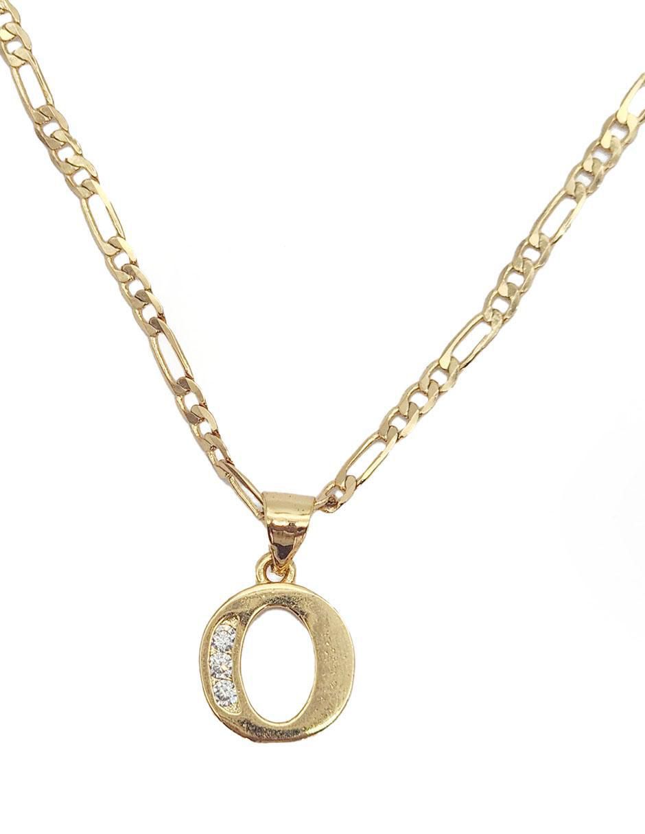 Collar con dije letra o Letras de oro laminado 10 K Collar con dije letra o Letras de oro laminado 10 K
