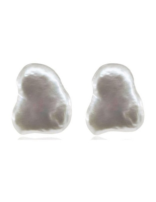 Aretes Nupcial de plata P 925 con acabado baño de rodio perla Aretes Nupcial de plata P 925 con acabado baño de rodio perla