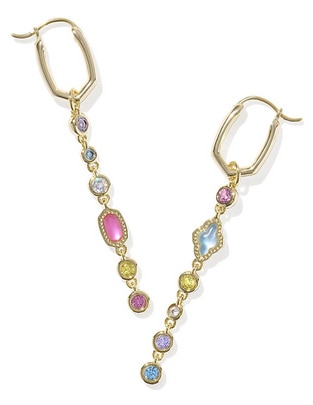 Aretes con acabado brillante madre perla 1