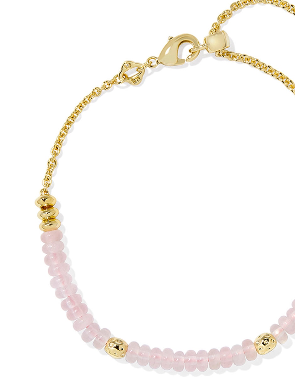 Pulsera Rosa Deliah con acabado brillante Pulsera Rosa Deliah con acabado brillante