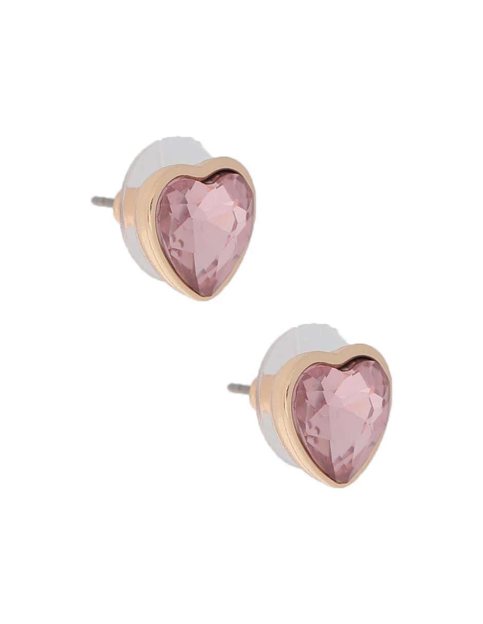 Broqueles de corazón con acabado lustre resina 4