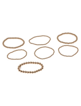 Set pulsera Basic Gold acabado brillante