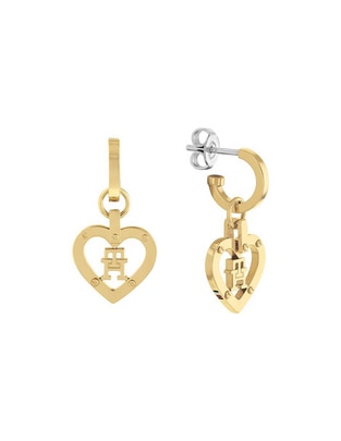 Aretes de aro con acabado pulido